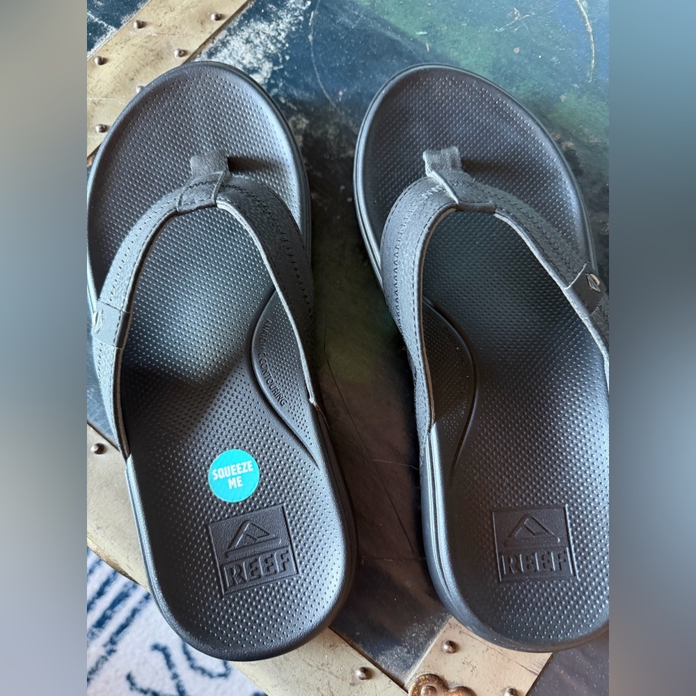 Reef Black Flip Flops
